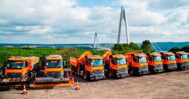 Yavuz Sultan Selim Köprüsü ve Kuzey Çevre Otoyolu kış mevsimine hazır